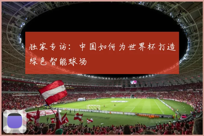 独家专访：中国如何为世界杯打造绿色智能球场