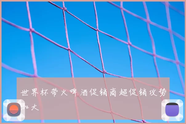 世界杯带火啤酒促销商超促销攻势加大