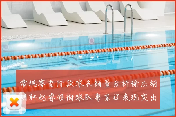 常规赛首阶段球衣销量分析徐杰胡明轩赵睿领衔球队粤京辽表现突出