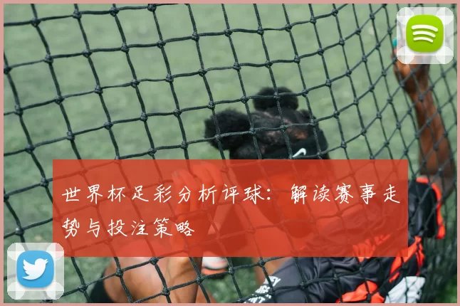世界杯足彩分析评球:解读赛事走势与投注策略